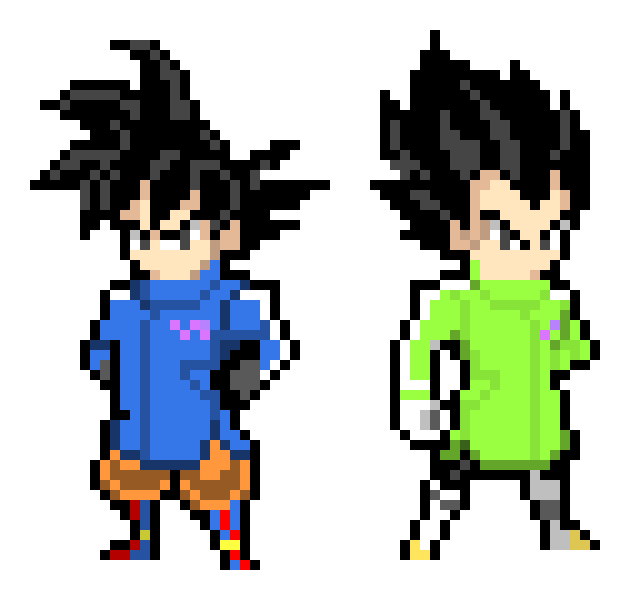 [a662d6] Goku and Vegeta - Masters of D R I P