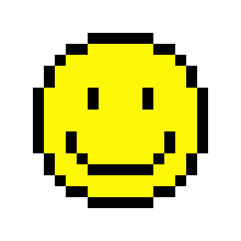 Pixel Smiley Face