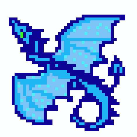 water dragon pixel