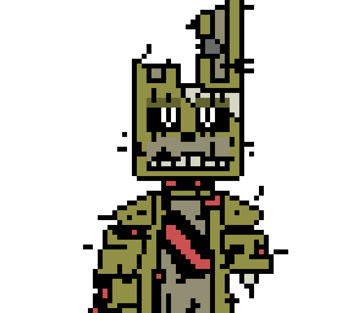[b9de0d] springtrap but hes scraptrap.