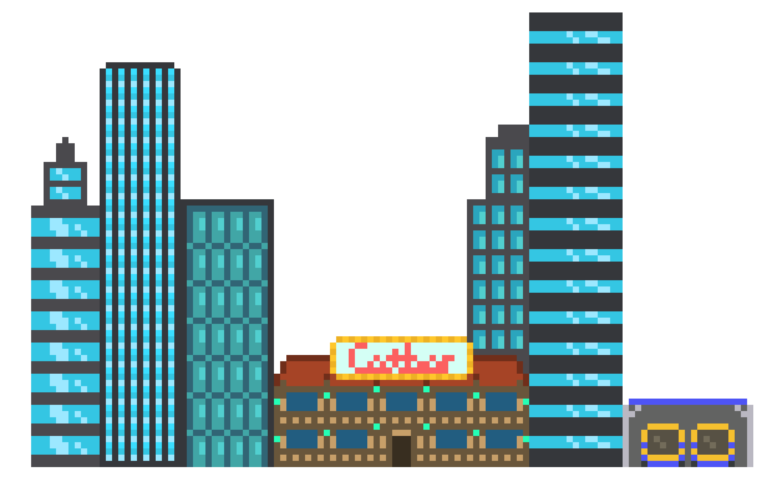 [9664c4] City buildings 