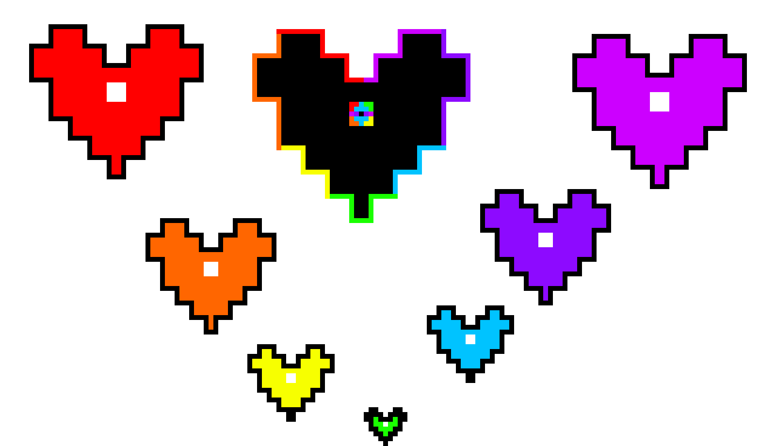 [9664c4] Rainbow Hearts
