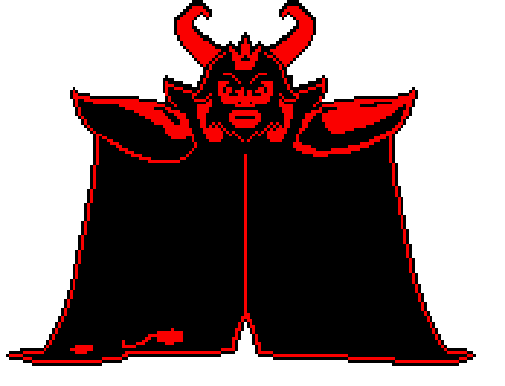 [9664c4] UnderTale Asgore Battle sprite transparent