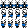 [b8a5f2] UnderTale - Sans Walking Sprite Sheet