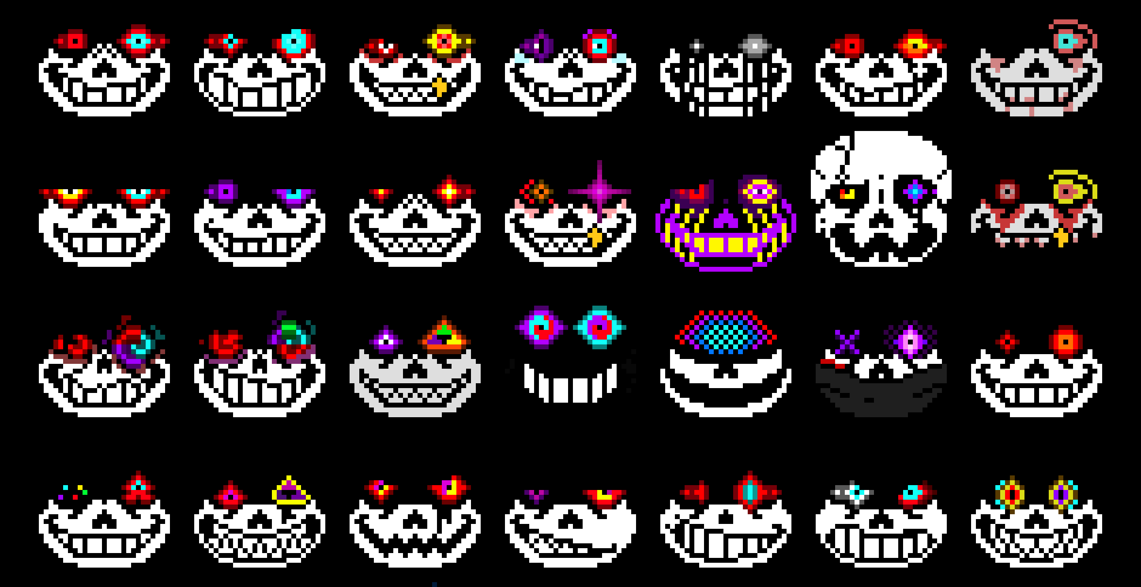 [Dusttale][Dustswap:Dusttrust][Dustfell][Dustswap:dustbelief classic][Kllertale:The fanatic's terror][Echodust][Classic!Dustswapswap][canon!dustswapswap][Revertfell:Dusted][Outerdustfell][Errordust][Ink and blood][Dusttale:unstable][Dustswap:demented dusttrust][Dustswapfell dustcord][Dustdust][Dusttale last genocide phase 3][X-dust]