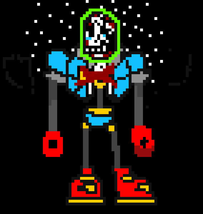 Undertale Disbelief Papyrus impossible mode phase 3.75