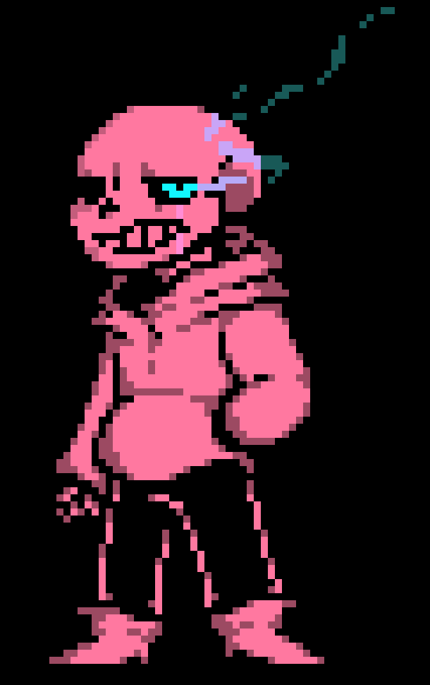 Ink You make A little bit mistake on the head ... but I fixed it .... and now I have to fix the arm but it's done .... Do you want me to make the bone too? - DST