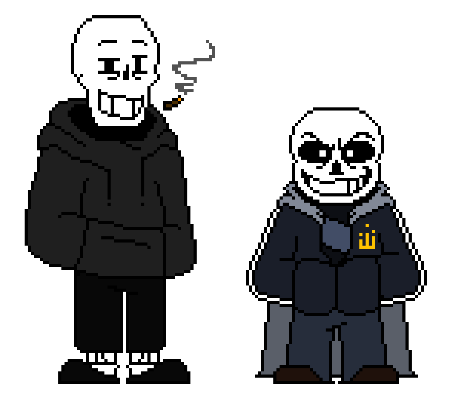 Daithi! Underswap - Papyrus & Sans