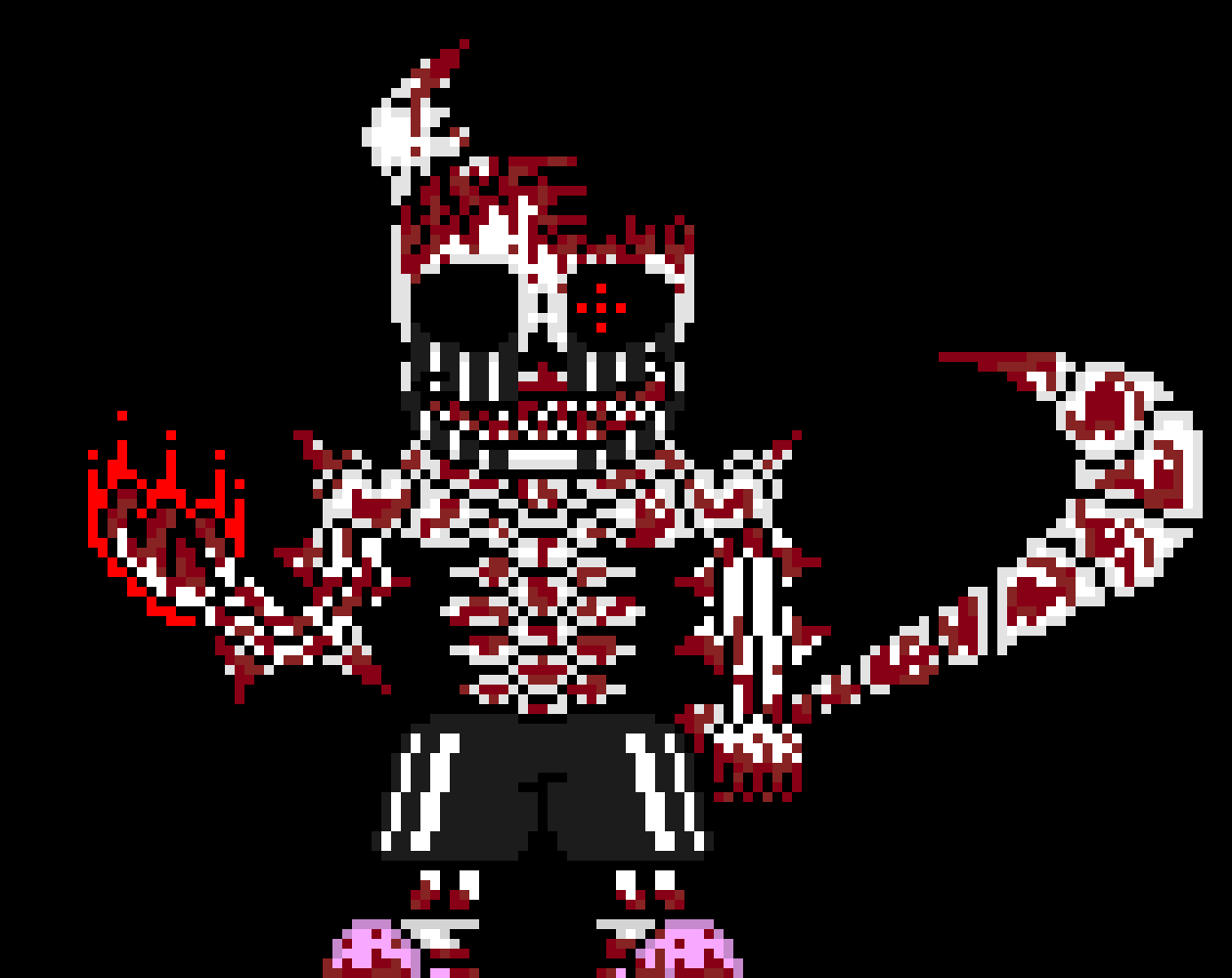 [e8cb42] *he tps back and unpredictably stabs SS near the soul with his Tail* hmm i get a shadow like vibe from you pal