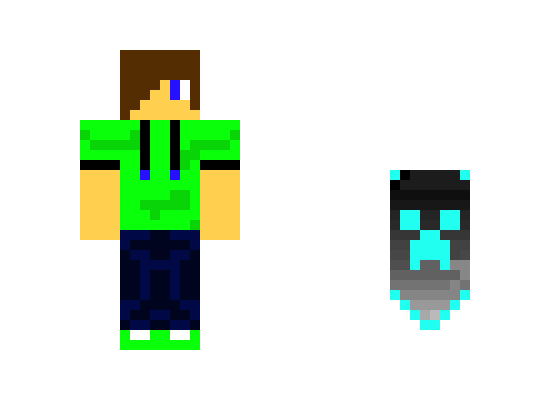 [9664c4] minecraft skin and cape 