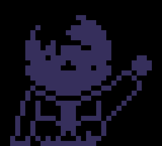 [7ce906] *(He waves at twilight.) -Horrortale Sans
