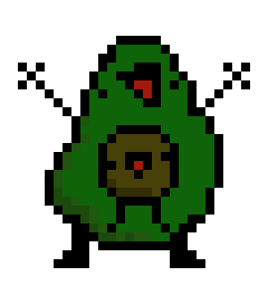 [750a79] Filled Avocado Pokemon