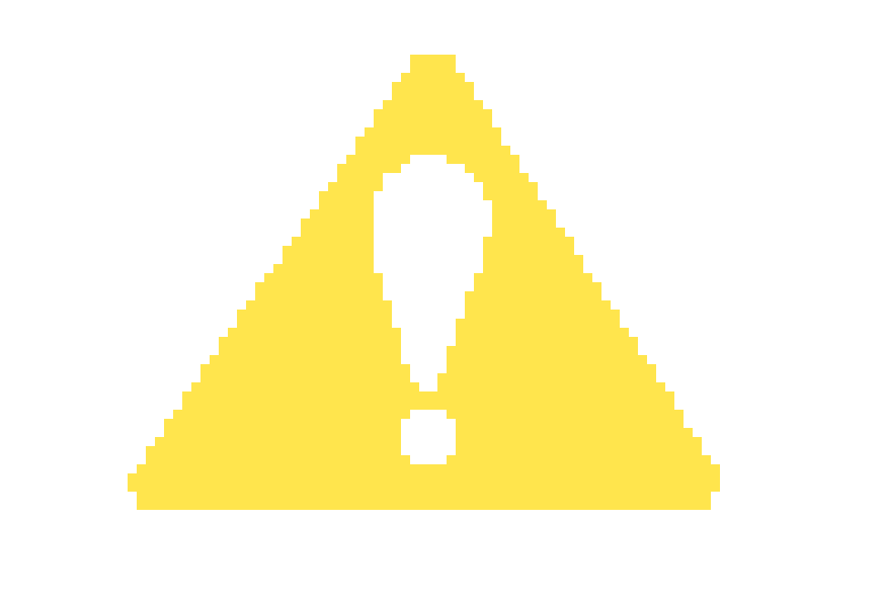 [ff9ea2] 8-bit-caution-symbol
