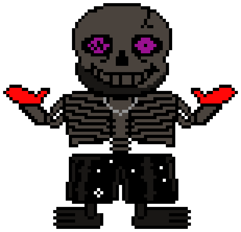 wrestler Shadowtale Sans