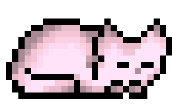 [d8314e] pink cat