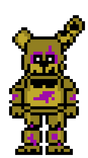 Purple Guy In Spring Bonnie Suit