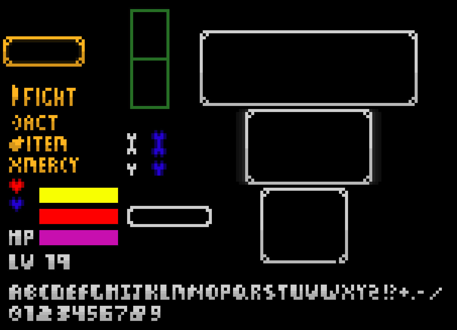 [542cc9] Undertale Sprite Sheet