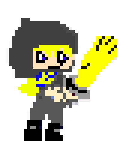 [e0d599] ray over kris fighting sprite