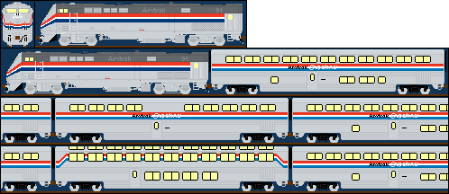 P42DC with Superliner [Phase III]