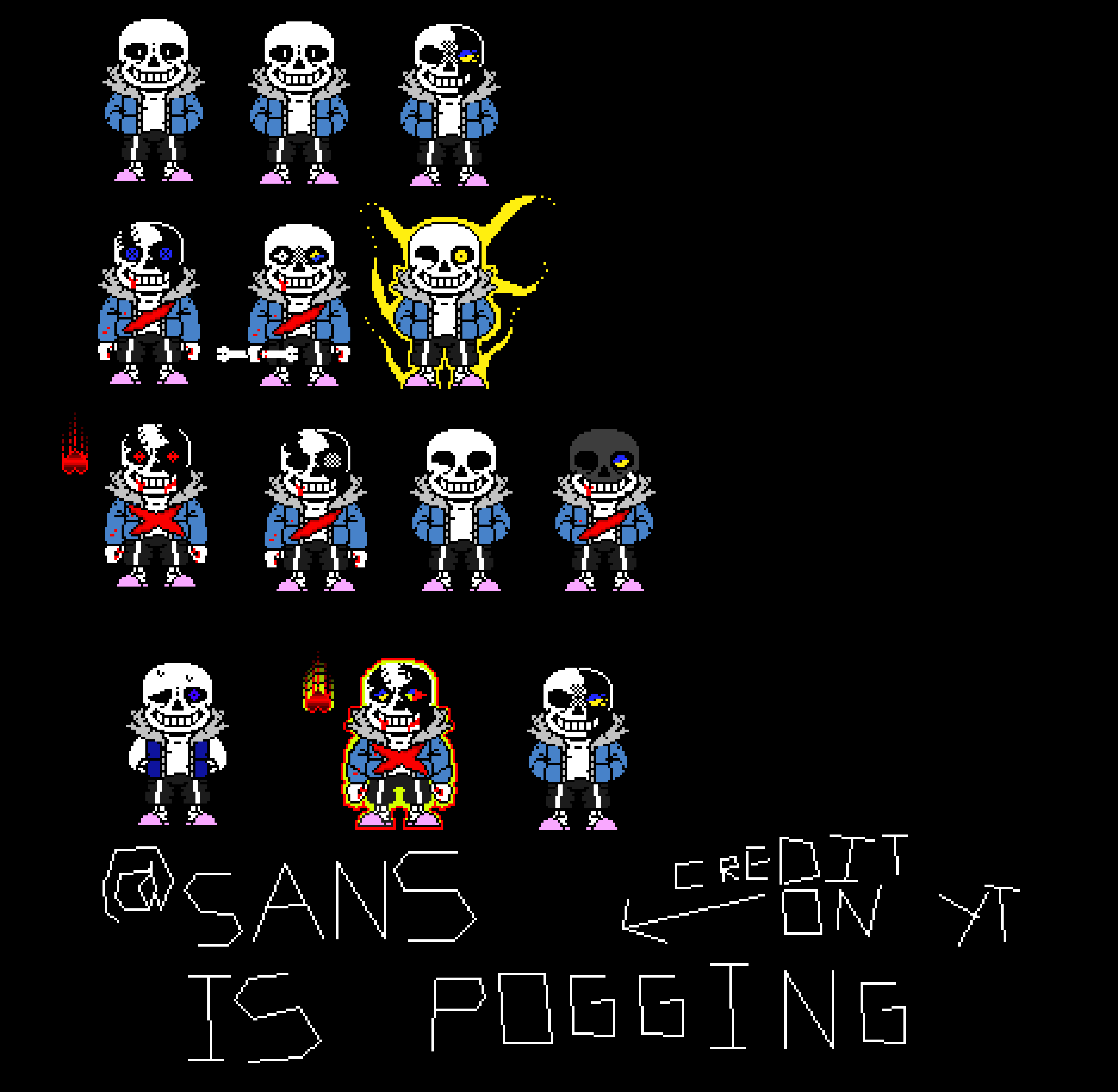 [b7e2be] Karmatic time trio phase 1-4 sprites