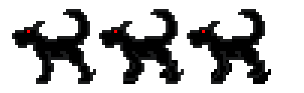 [9664c4] Shadow Wolf V.1 (Walking Animation)
