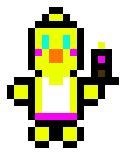 [9664c4] Mini Pixel Toy Chica fixed