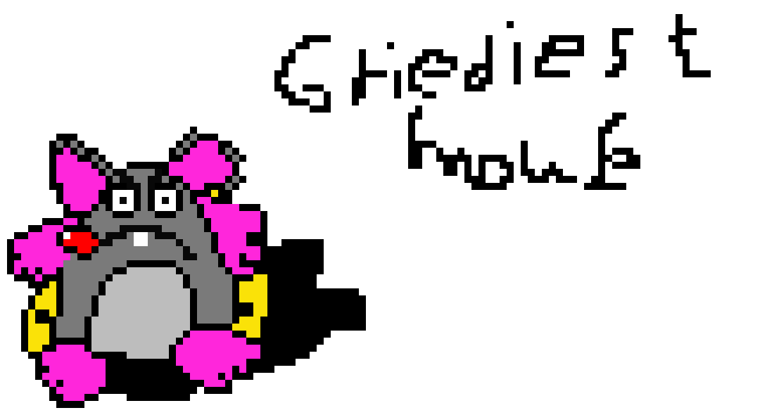 [9664c4] Fanmade earthbound enemy:Griediest Mouse