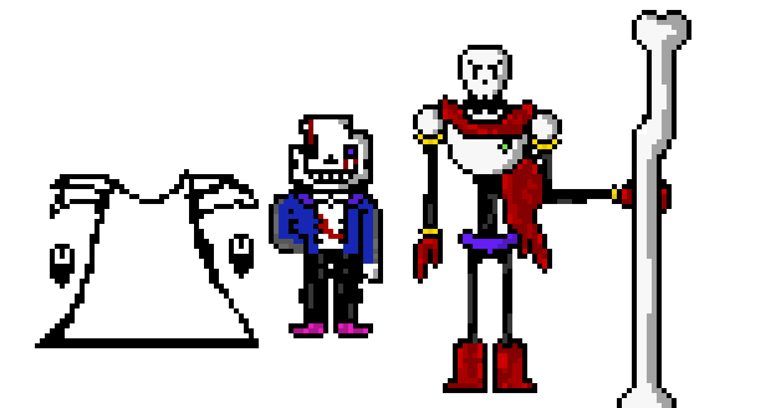 paps and sans gaster bloodlust
