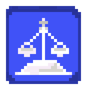 [9664c4] Justice escale logo button
