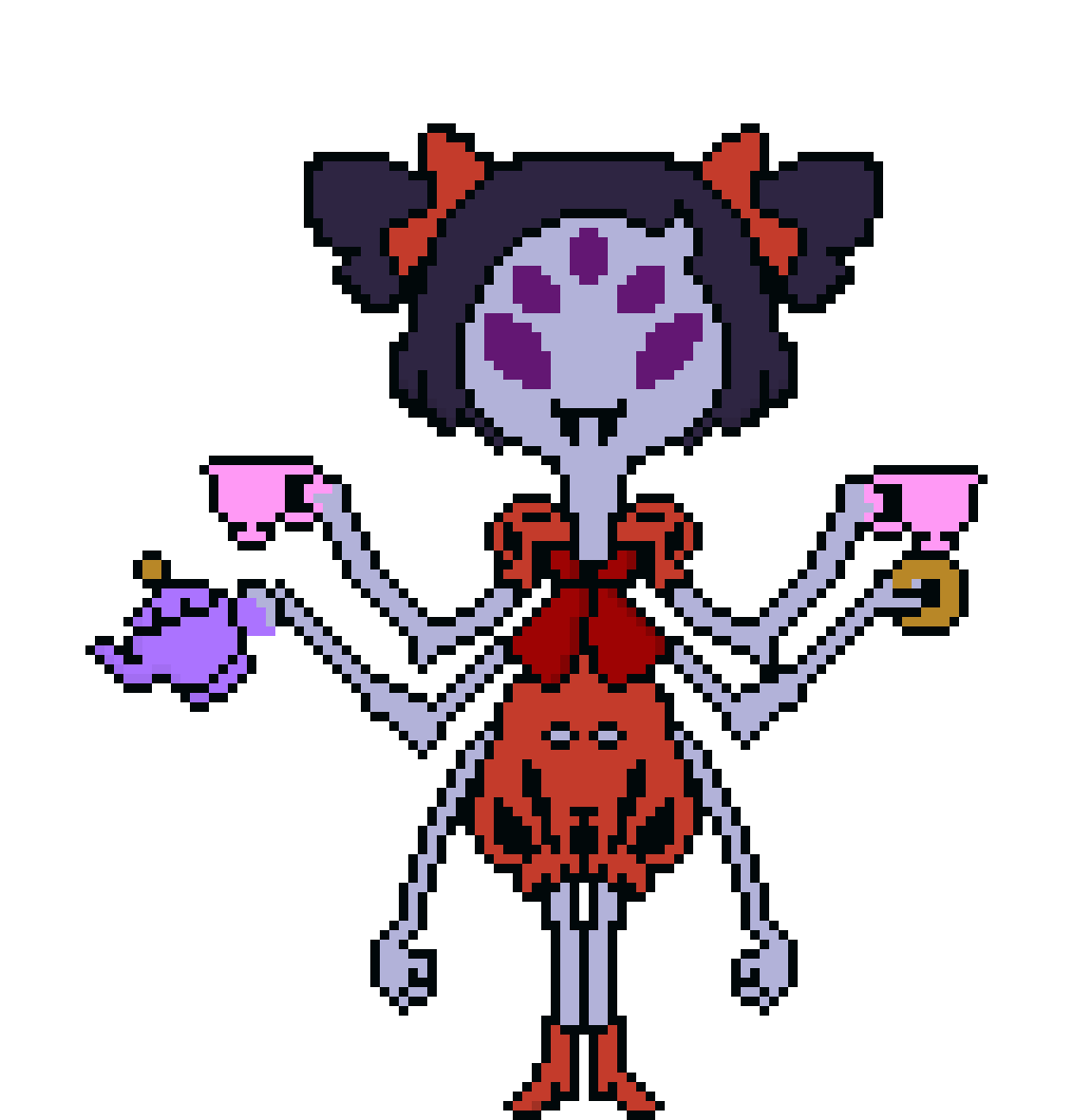 Muffet, with accurate colors