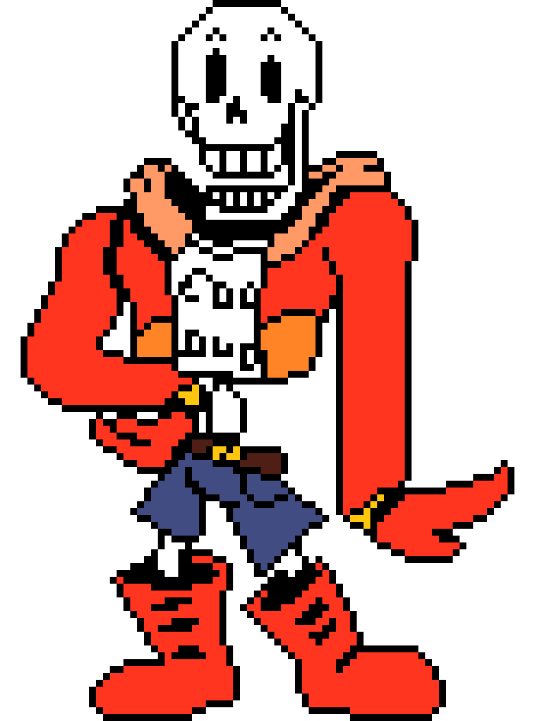 [9664c4] My Take On Underswap Papyrus Colored