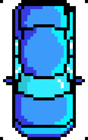 pixel car