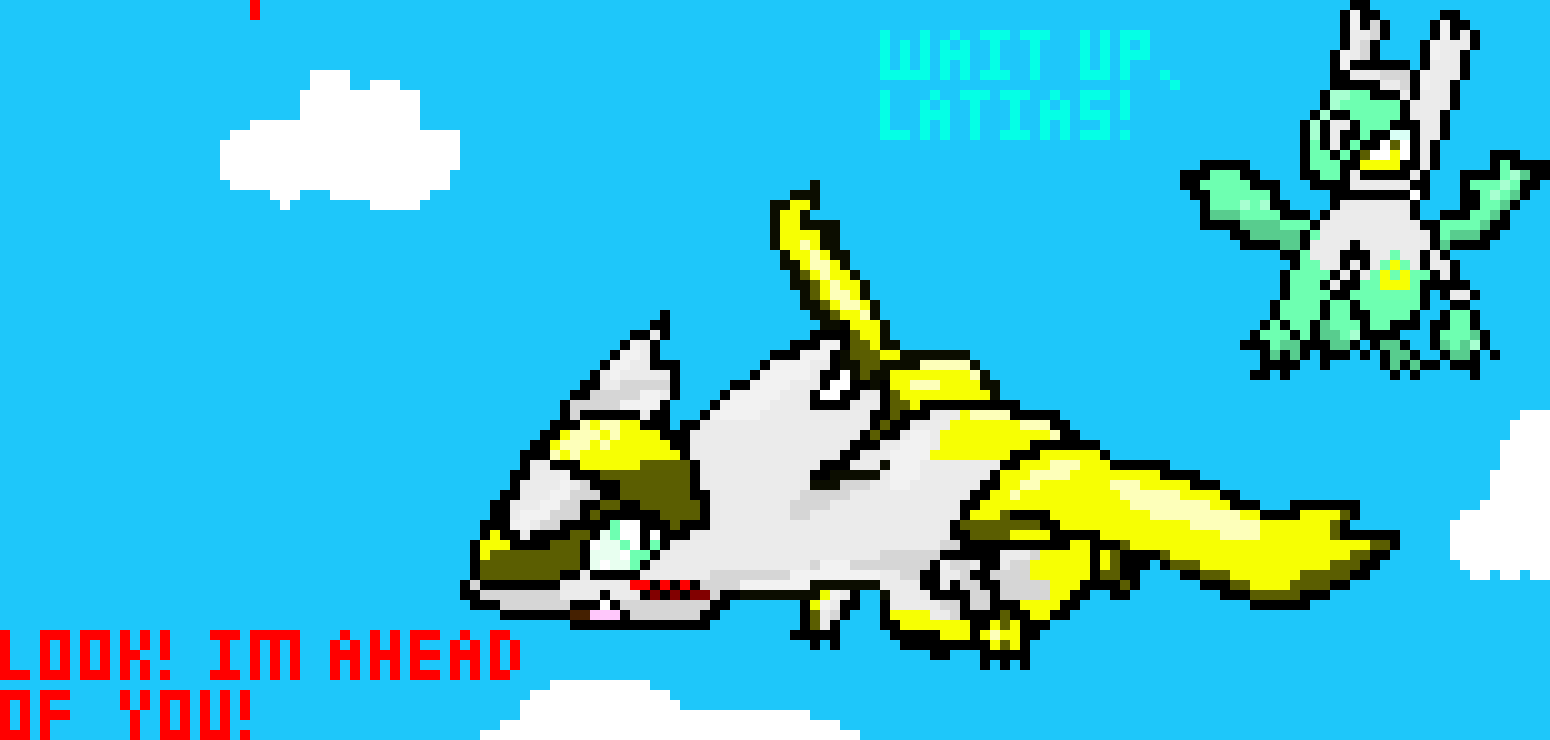 [9664c4] Shiny Latias + Shiny Latios By Foucard
