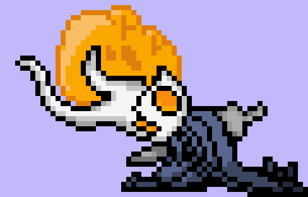 [f455be] *He lets out a yell again, before the balloon on the back of his head explodes. It falls back to the ground*