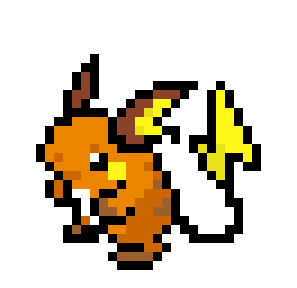 [9664c4] Raichu Pixelart