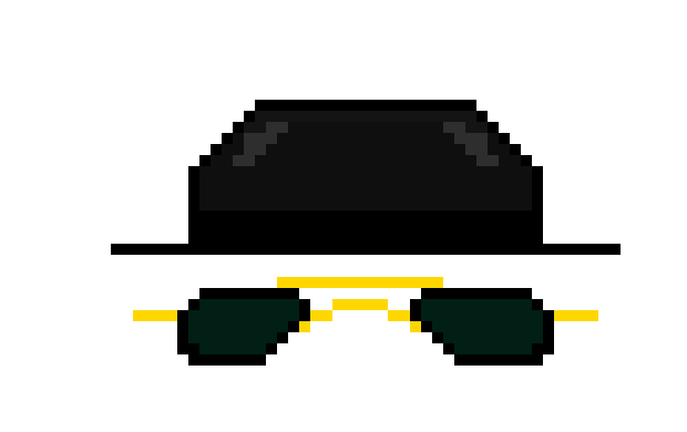 [29a001] fedoraandsunglasses