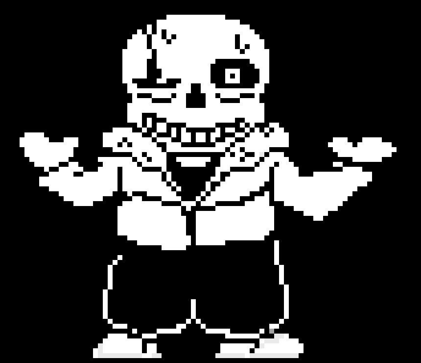ACERTALE - Sans battle sprite (Shrug pose) V3