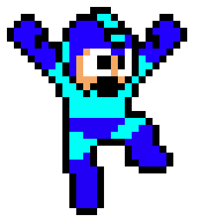 [a7e4be] megaman pixel art