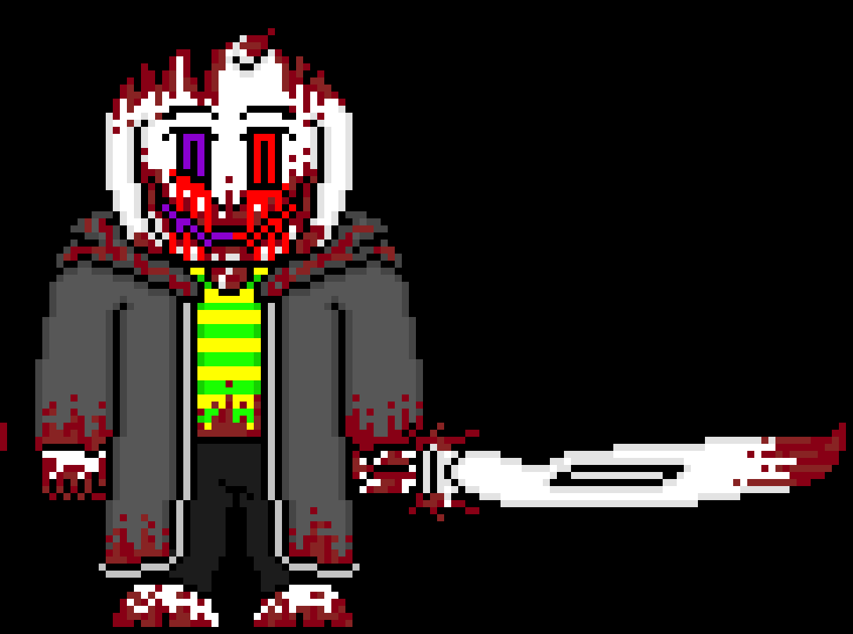 [e8cb42] (well spike can join in when she is online) *sees sorrow* well thats the 2nd sad sans ive seen, but instead of this one being blue, its red? *walks up to sorrow* heh trashbag, who are you?