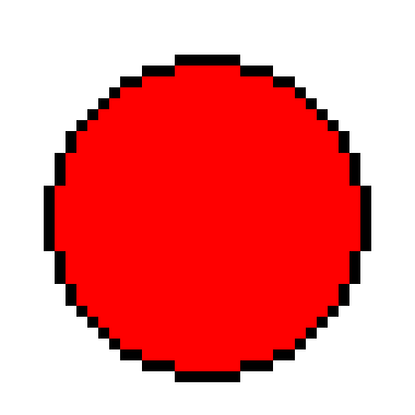 red circle