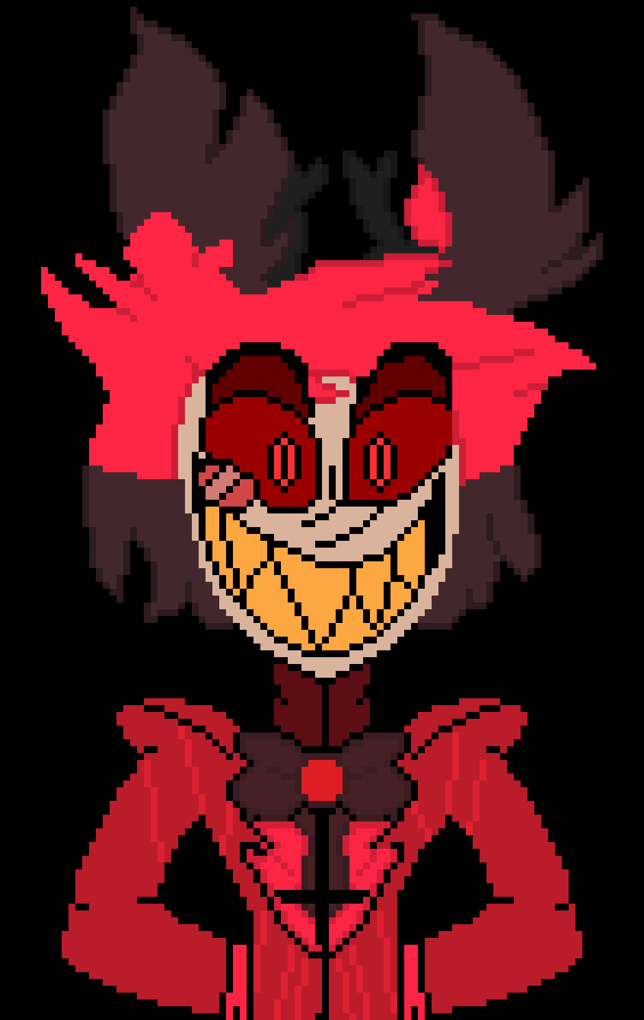 [4793a2] -alastor is just...standing behind may...waiting to be noticed XD-