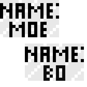 [4292bb] Name Tags Art