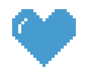 Blue heart