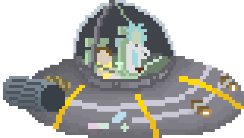 rick and morty spaceship without sail