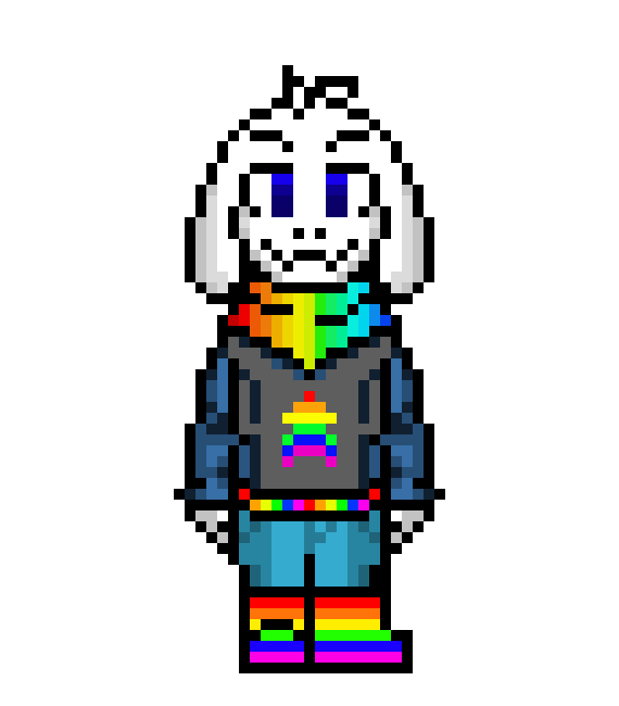 Storyshift!Color Asriel.