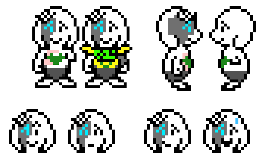 Asriel Ex world sprite