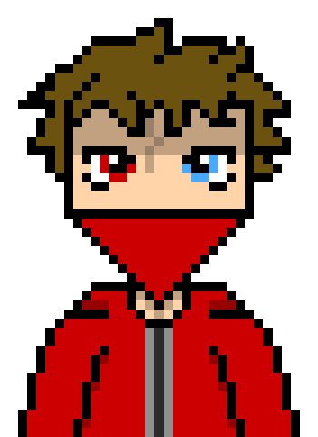 [a41074] *one eye turns blue**he's mad now*