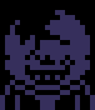 [7ce906] *(He has evolved, he obtained a mouth.) -HorrorTale Sans