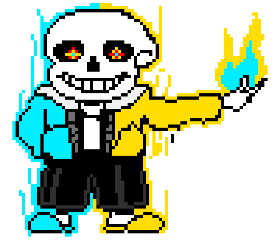 [3ef269] End-tale sans 2 arm fixed