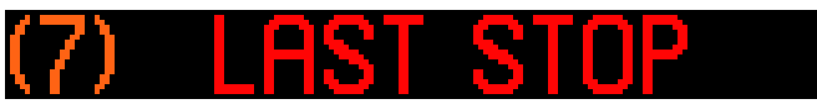 R188 (7) LED sign